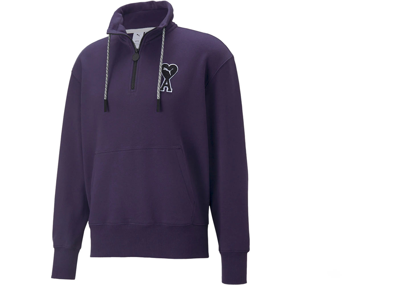 Puma x Ami Half Zip Sweatshirt Deep Plum