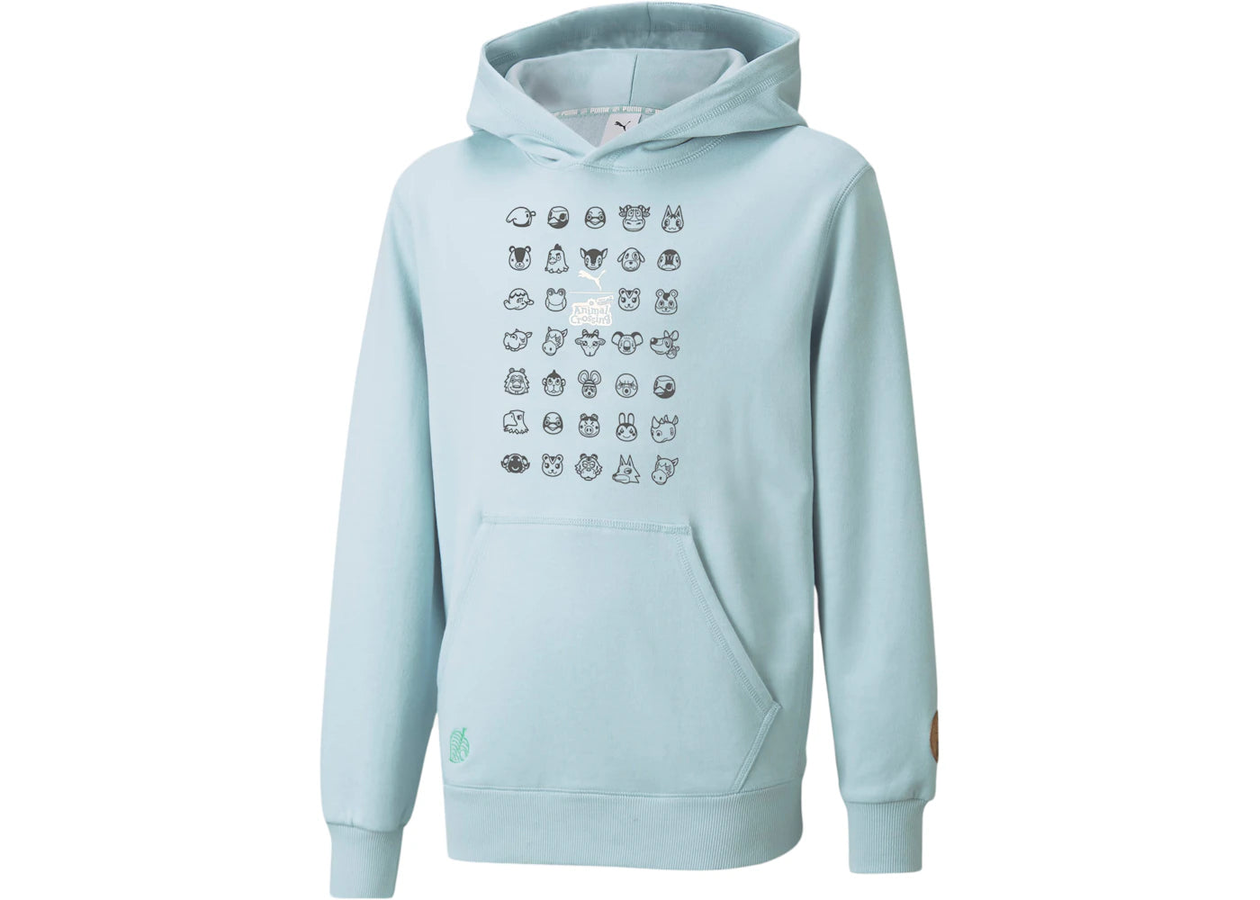 Puma x Animal Crossing New Horizons Kid's Hoodie Light Sky