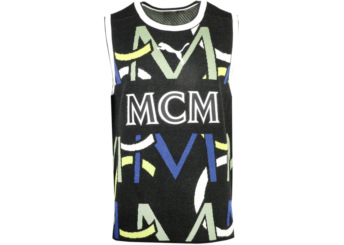 Puma x MCM Crew Neck Tank Top Black/AOP