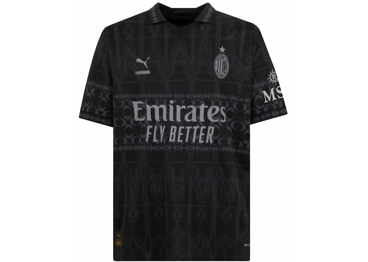 Puma x Pleasures AC Milan 2023/24 Dark Version Jersey Multicolor