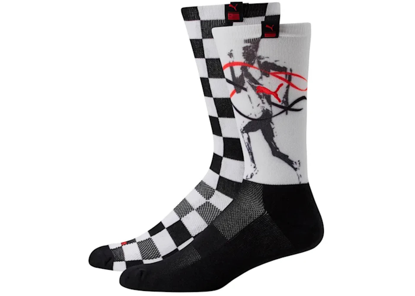 Puma x TMC Crew Socks (2 pk) Black/White
