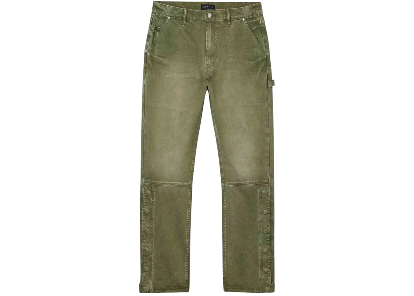 Purple Brand Snap Carpenter Pant Green