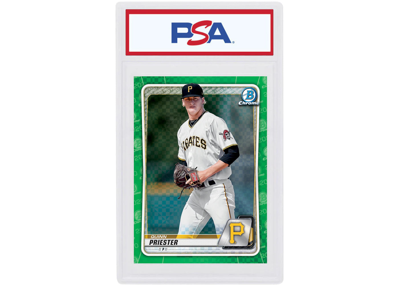 Quinn Priester 2020 Bowman Chrome X Green X-Fractor /31 #BCP-197 (PSA or BGS Graded)