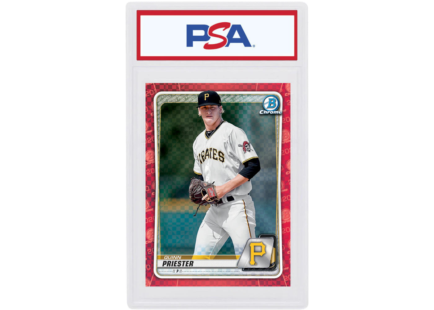 Quinn Priester 2020 Bowman Chrome X Red X-Fractor 1/1 #BCP-197
