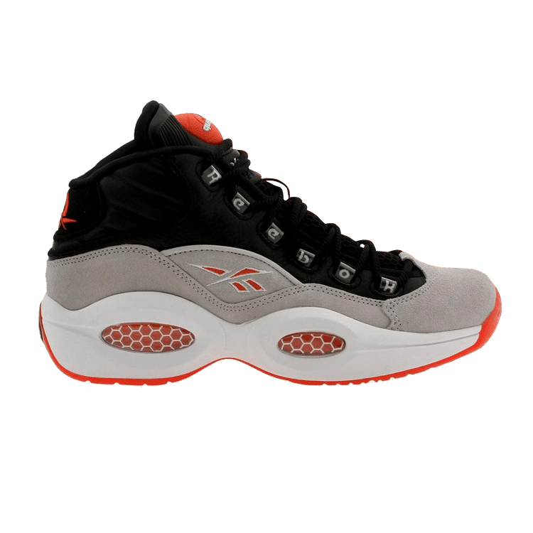 Reebok Pump Question Black Steel Orange