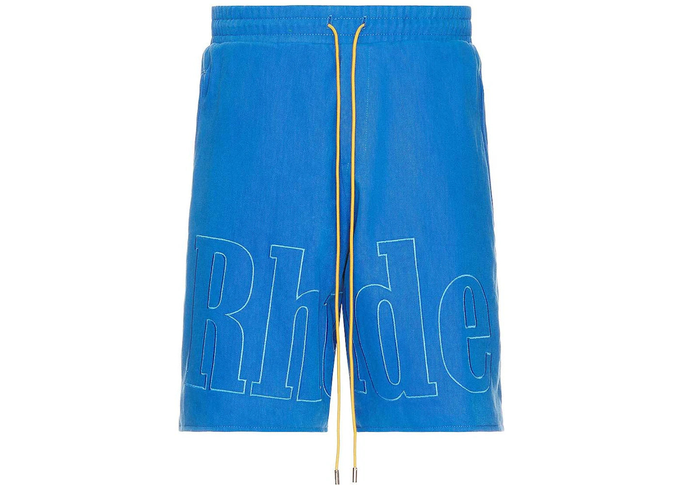 Rhude Embroidered Shorts Electric Blue