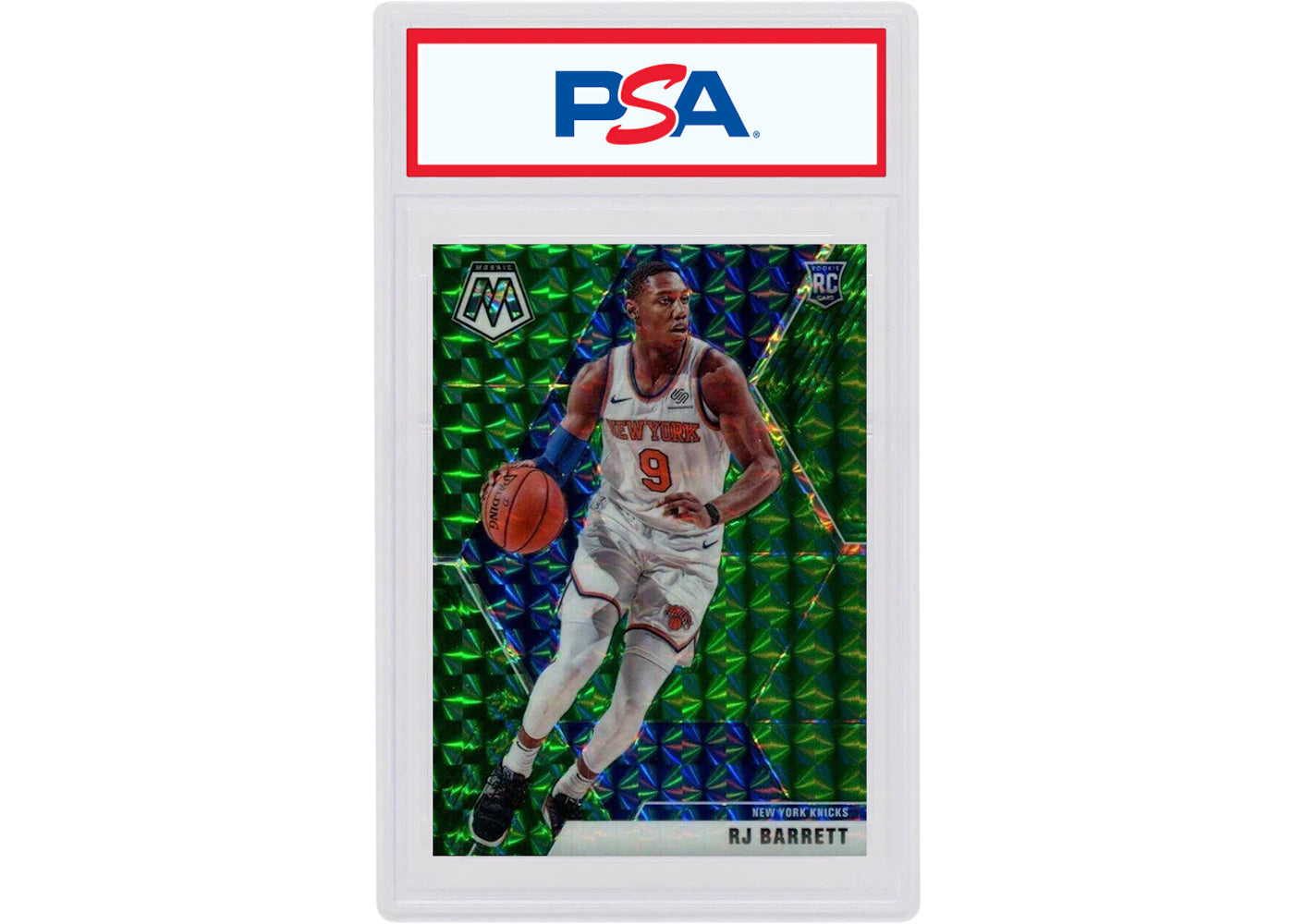 RJ Barrett 2019 Panini Mosaic Rookie Green #229 (PSA or BGS Graded)