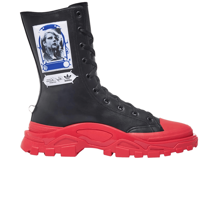 adidas Detroit High Raf Simons Black Red