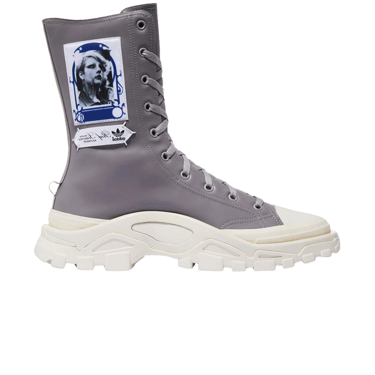 adidas Detroit High Raf Simons Grey White