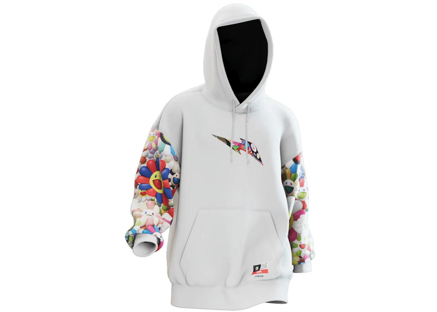 RTFKT CloneX Murakami Drip Hoodie White/Multi