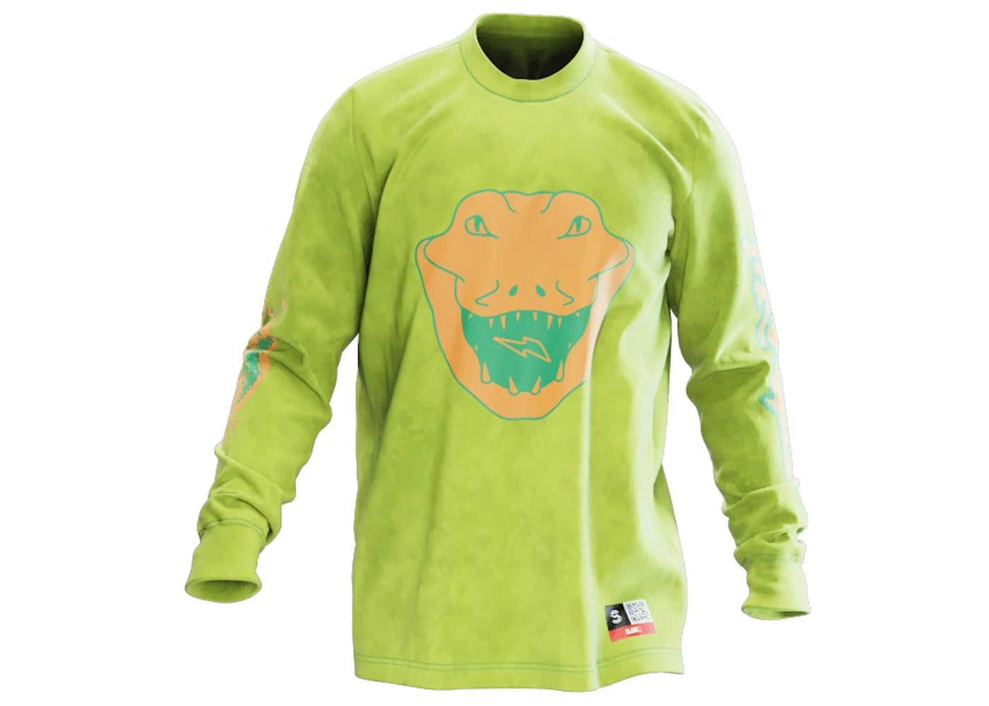 RTFKT CloneX Reptile L/S T-shirt Lime