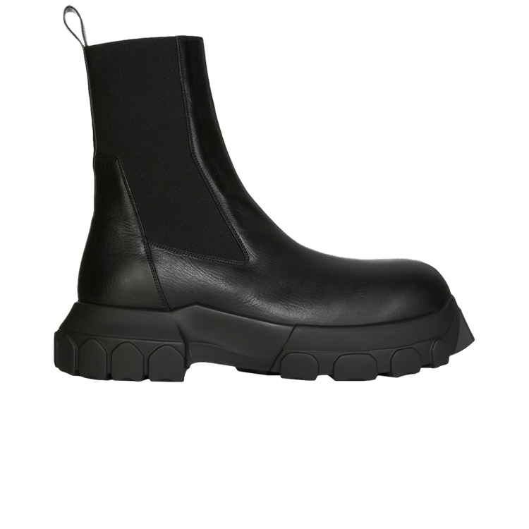 Rick Owens Lido Beatle Bozo Tractor Boots Black