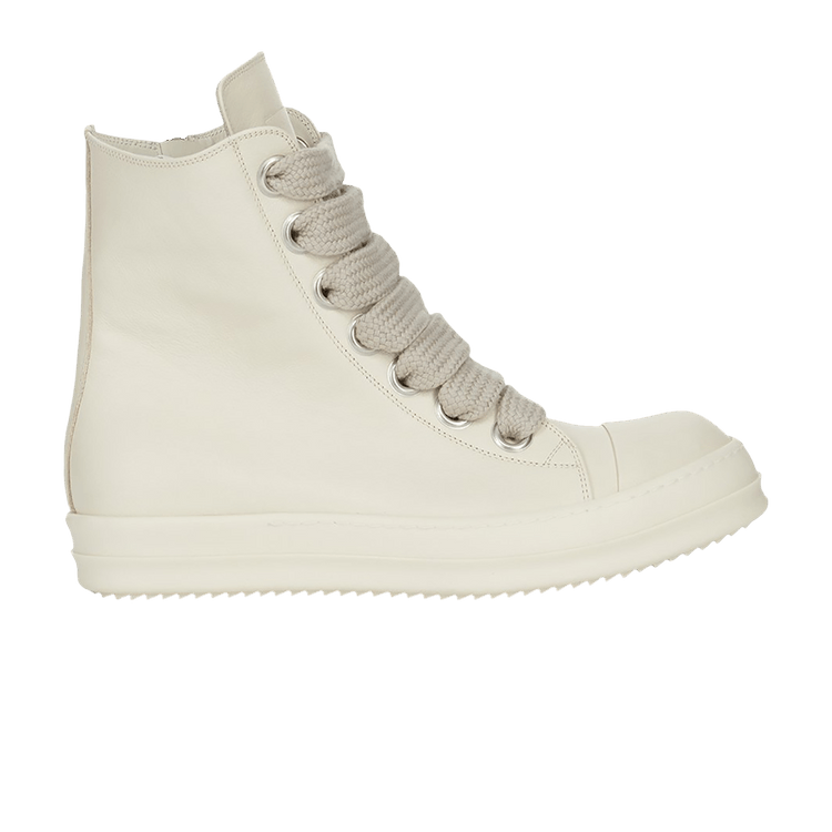 Rick Owens Lido High Sneaks Jumbo Laced Milk