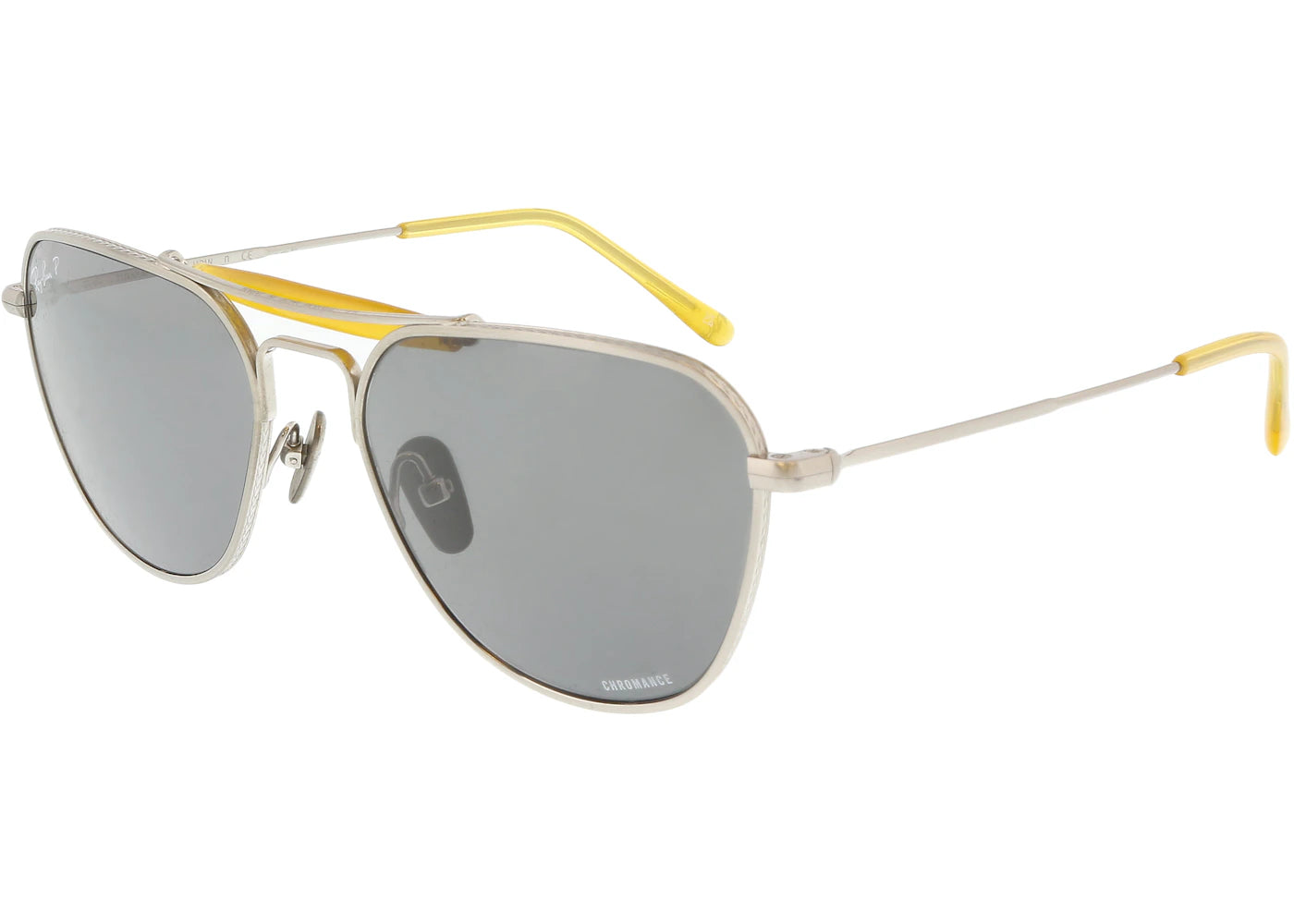 Ray-Ban Aviator Sunglasses Brushed Silver (0RB8064 9206K8)