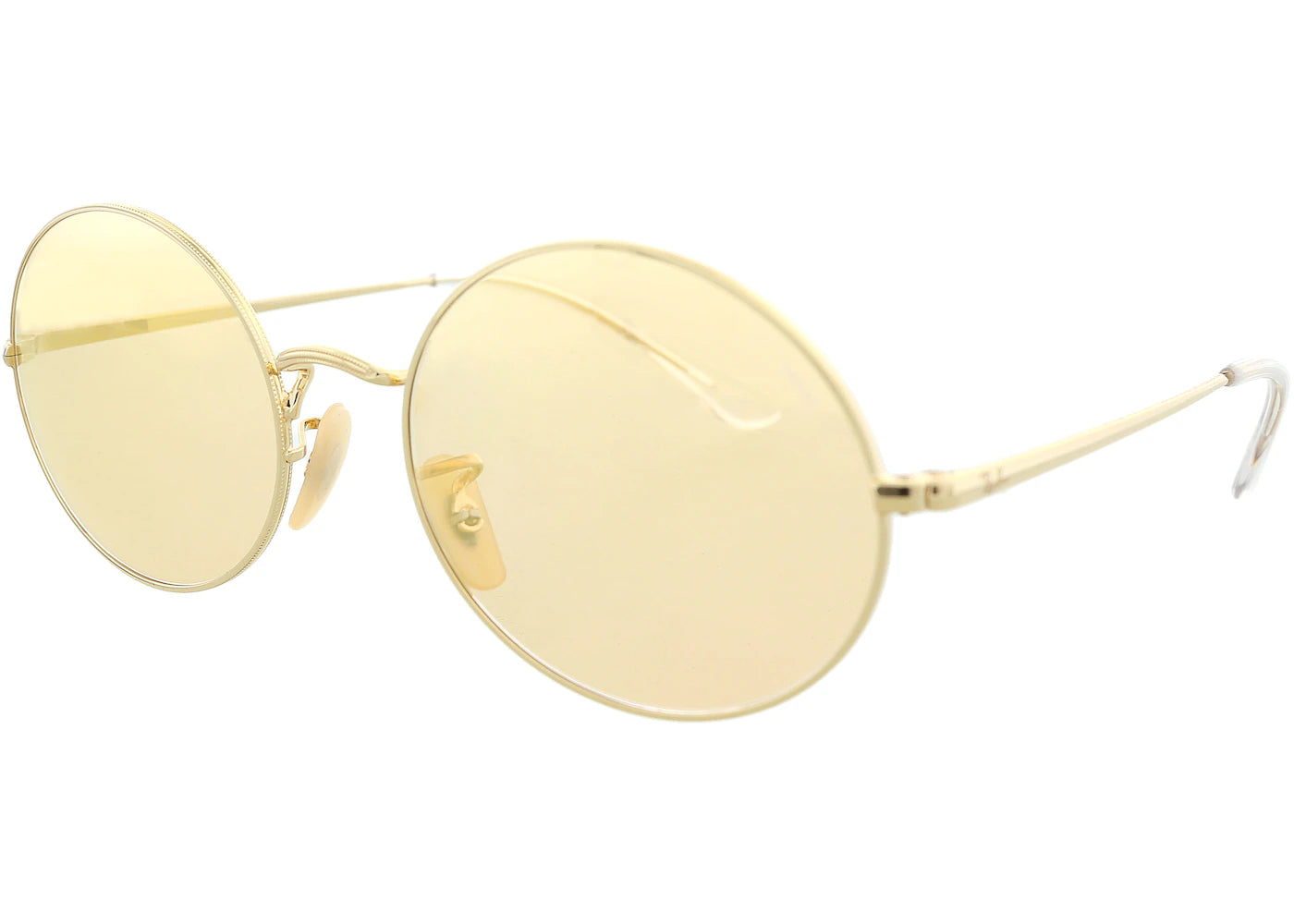 Ray-Ban Oval Sunglasses Shiny Gold (0RB1970 001/B4)