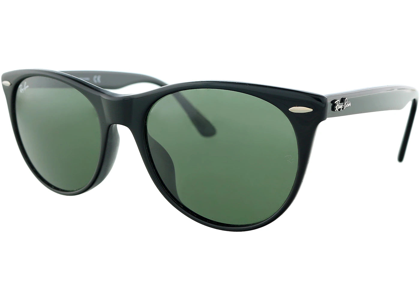 Ray-Ban Round Sunglasses Black (0RB2185F 901/31)