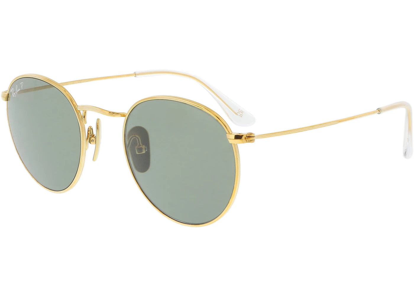 Ray-Ban Round Sunglasses Gold/Blue (0RB8247 9217T0)