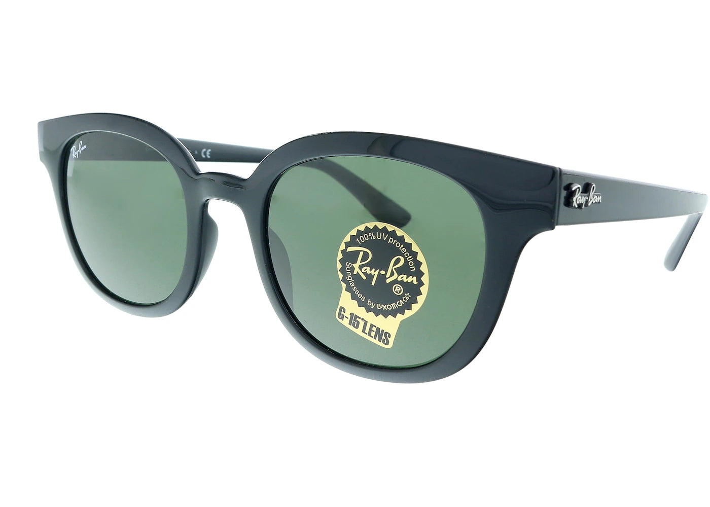 Ray-Ban Square Sunglasses Black (0RB4324F 601/31)