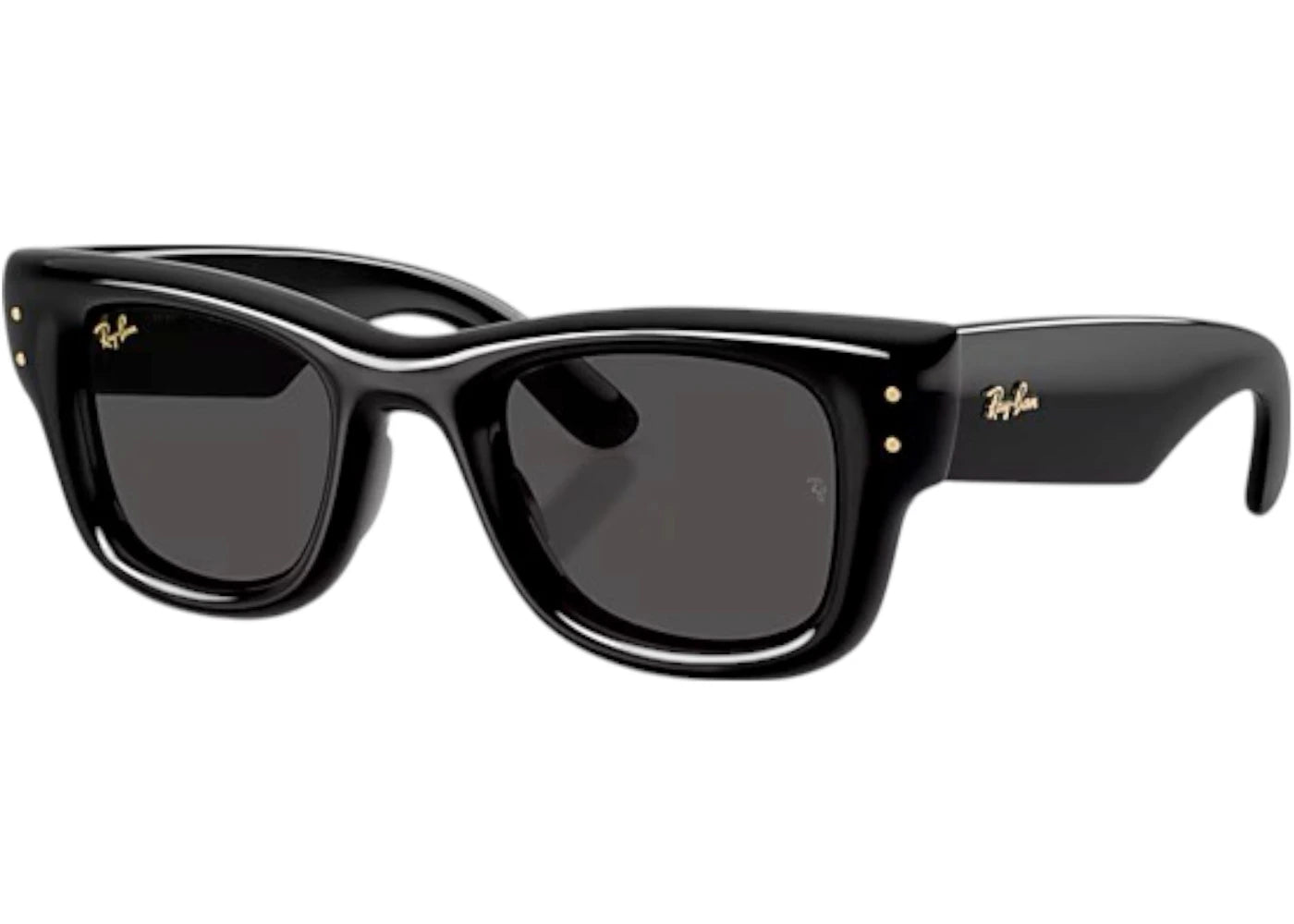 Ray-Ban x A$AP Rocky Wayfarer Puffer Sunglasses Polished Black Ultra Black (RB4940)