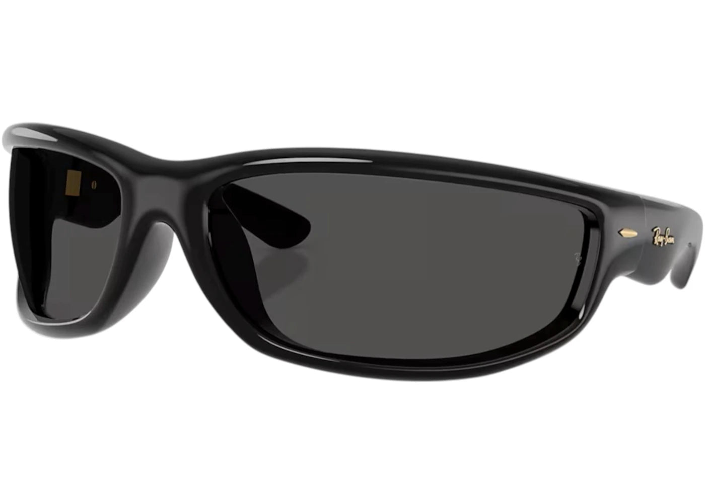 Ray-Ban x A$AP Ultra Wrap 003 Next Generation Collection Sunglasses Polished Black Ultra Black (RB4941 601/87 86-20)