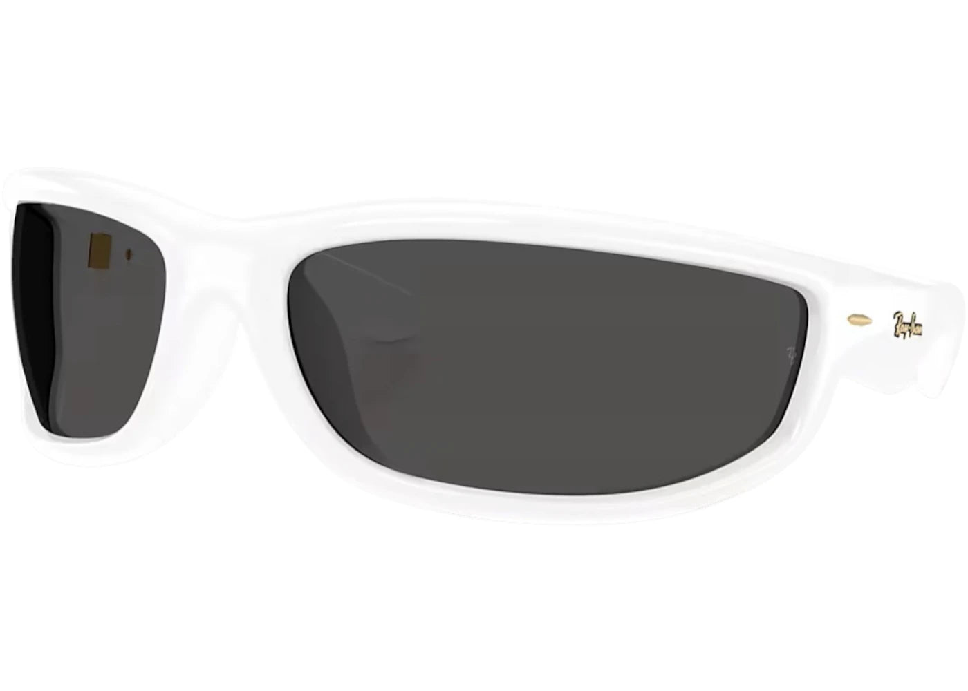 Ray-Ban x A$AP Ultra Wrap 003 Next Generation Collection Sunglasses Polished White Ultra Black (RB4941 671/87 86-20)
