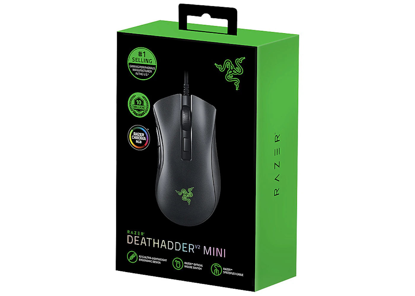 Razer DeathAdder V2 Mini Wired Optical Gaming Mouse 8500 DPI Optical Sensor RZ01-03340100-R3M1 Black