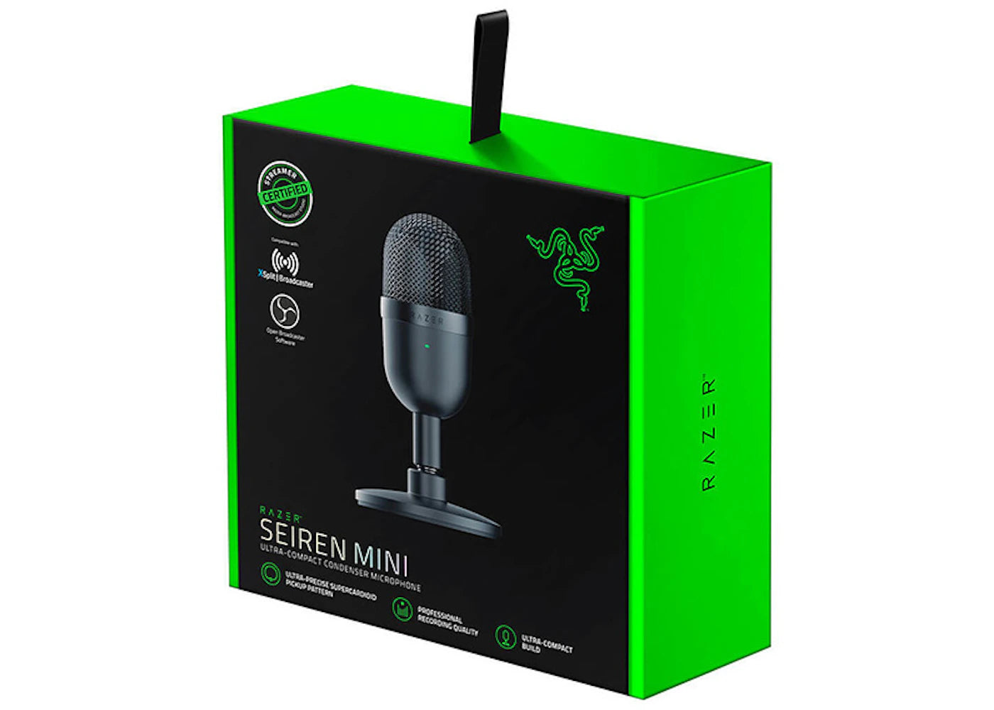 Razer Seiren Mini Wired Ultra-Compact Condenser Microphone RZ19-03450100-R3U1 Black