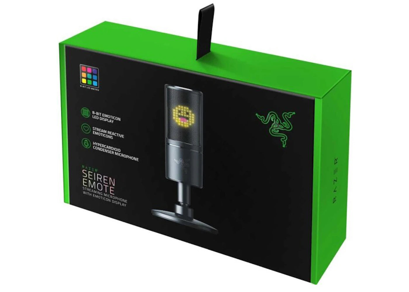 Razer Seiren Wired Microphone with Emoticon Display RZ19-03060100-R3M1 Black