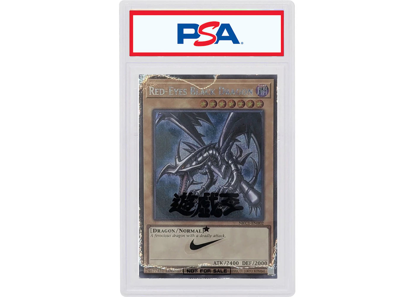 Red Eyes Black Dragon 2025 Yu-Gi-Oh Nike NKC1-EN002 (PSA or BGS Graded)