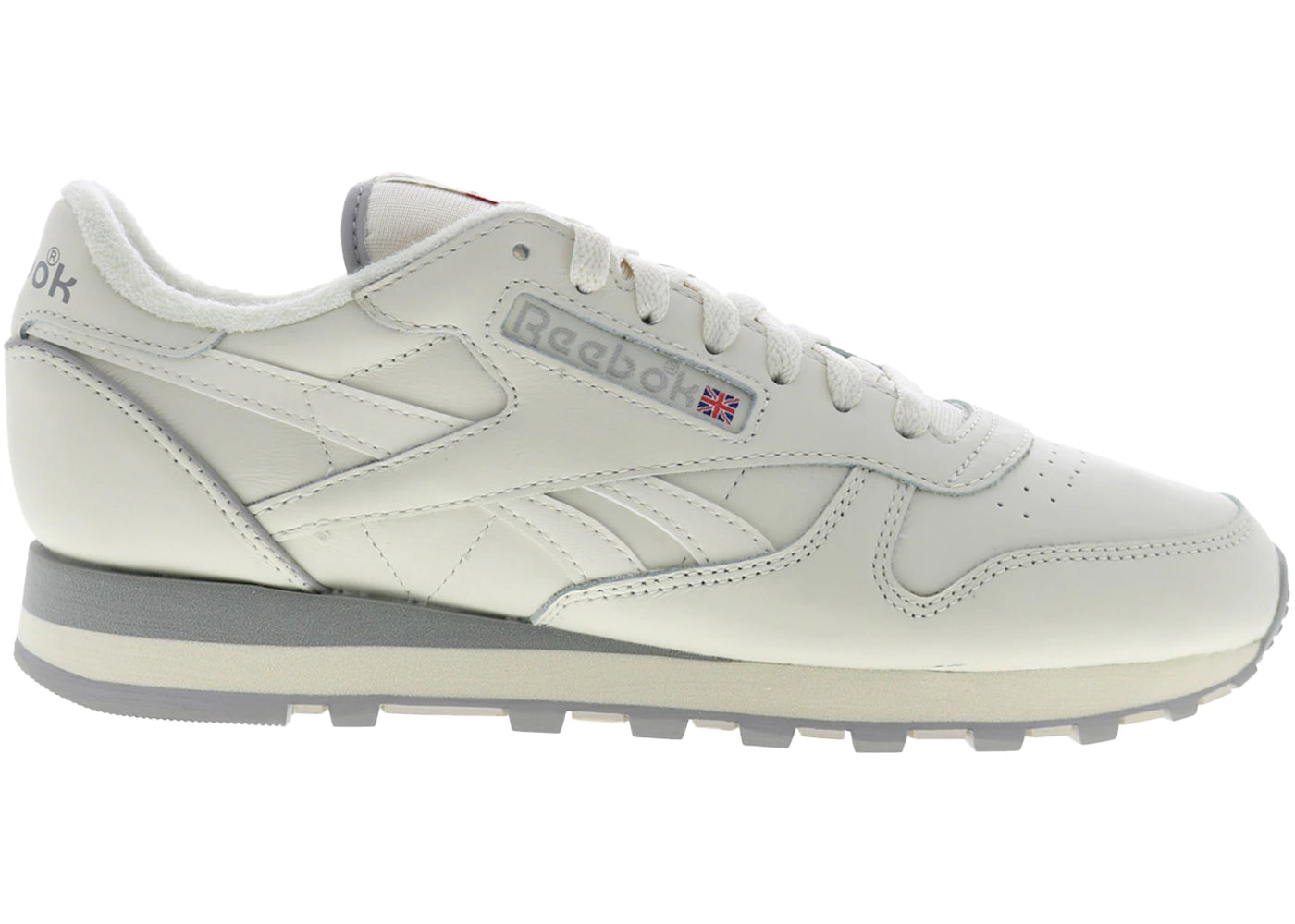 Reebok Classic Leather 1983 Vintage Vintage Chalk Grey Vector Red