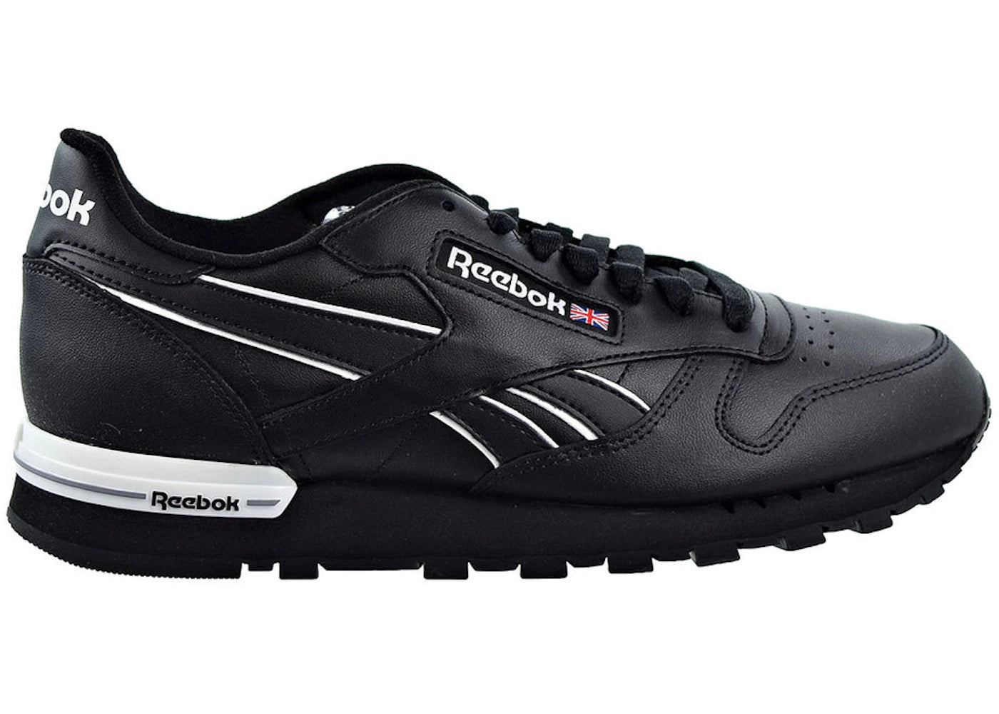 Reebok Classic Leather Black White Cold Grey