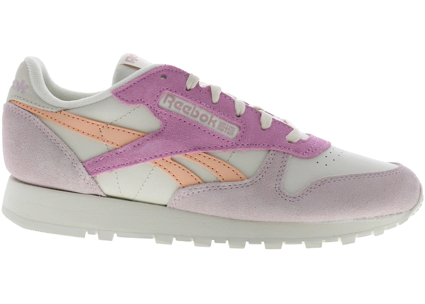 Reebok Classic Leather Bone Peach Glow Ashen Lilac (Women's)
