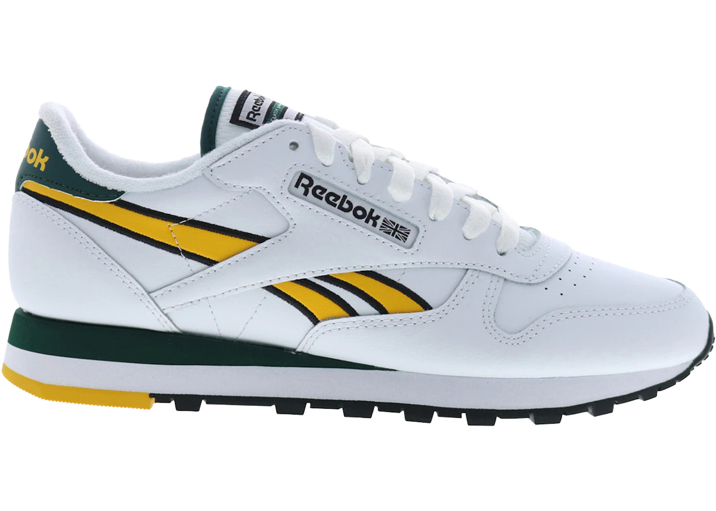 Reebok Classic Leather Fierce Gold Collegiate Green