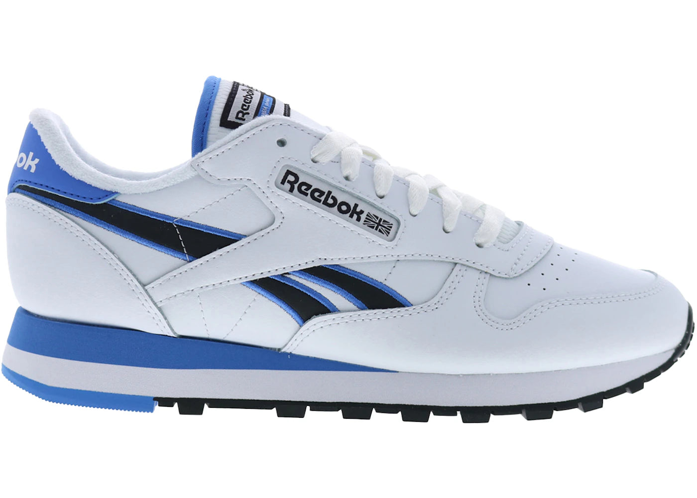Reebok Classic Leather White Kinetic Blue Black