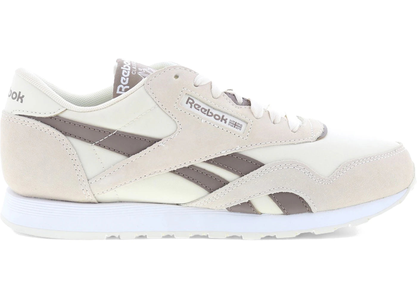 Reebok Classic Nylon Bone Brown White (Women's)