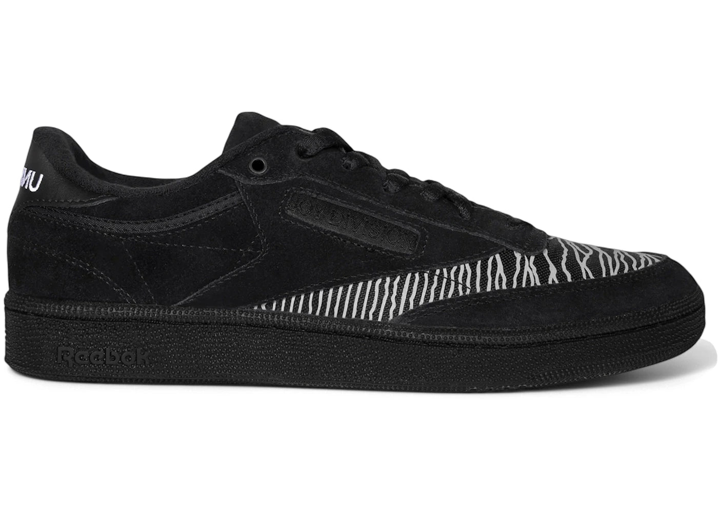Reebok Club C Pleasures x Joy Division Black