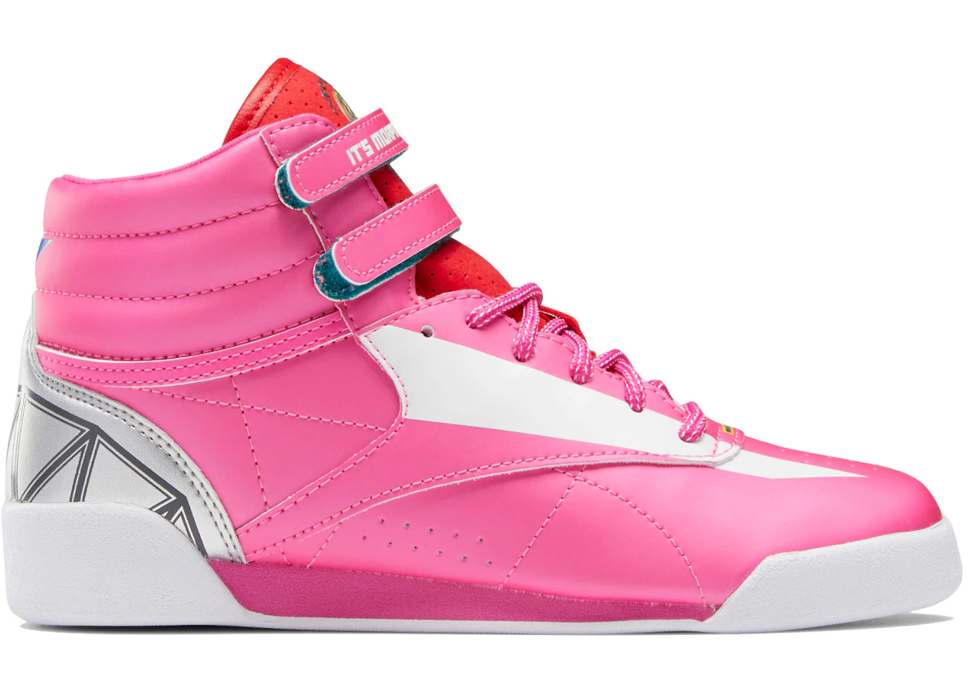 Reebok Freestyle Hi Power Rangers Pink Ranger (PS) – Side Kicks