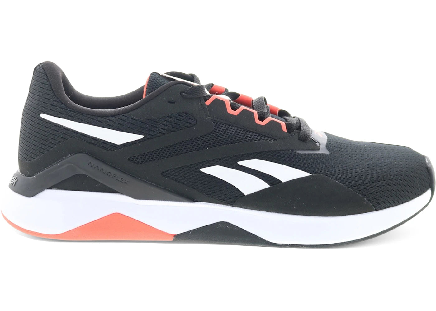 Reebok Nanoflex TR 2.0 Black Orange Flare