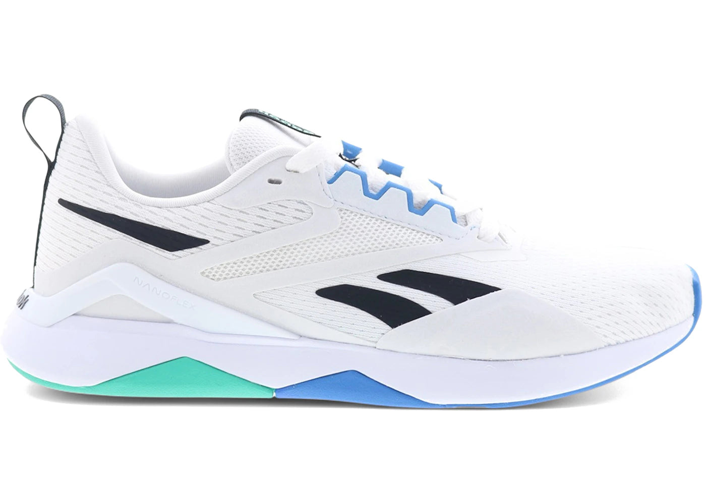 Reebok Nanoflex TR 2.0 White Black Unleashed Green