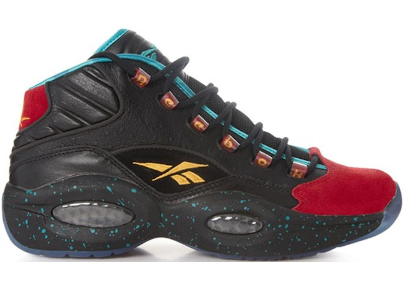 Reebok Question Mid Burn Rubber Apollos Young