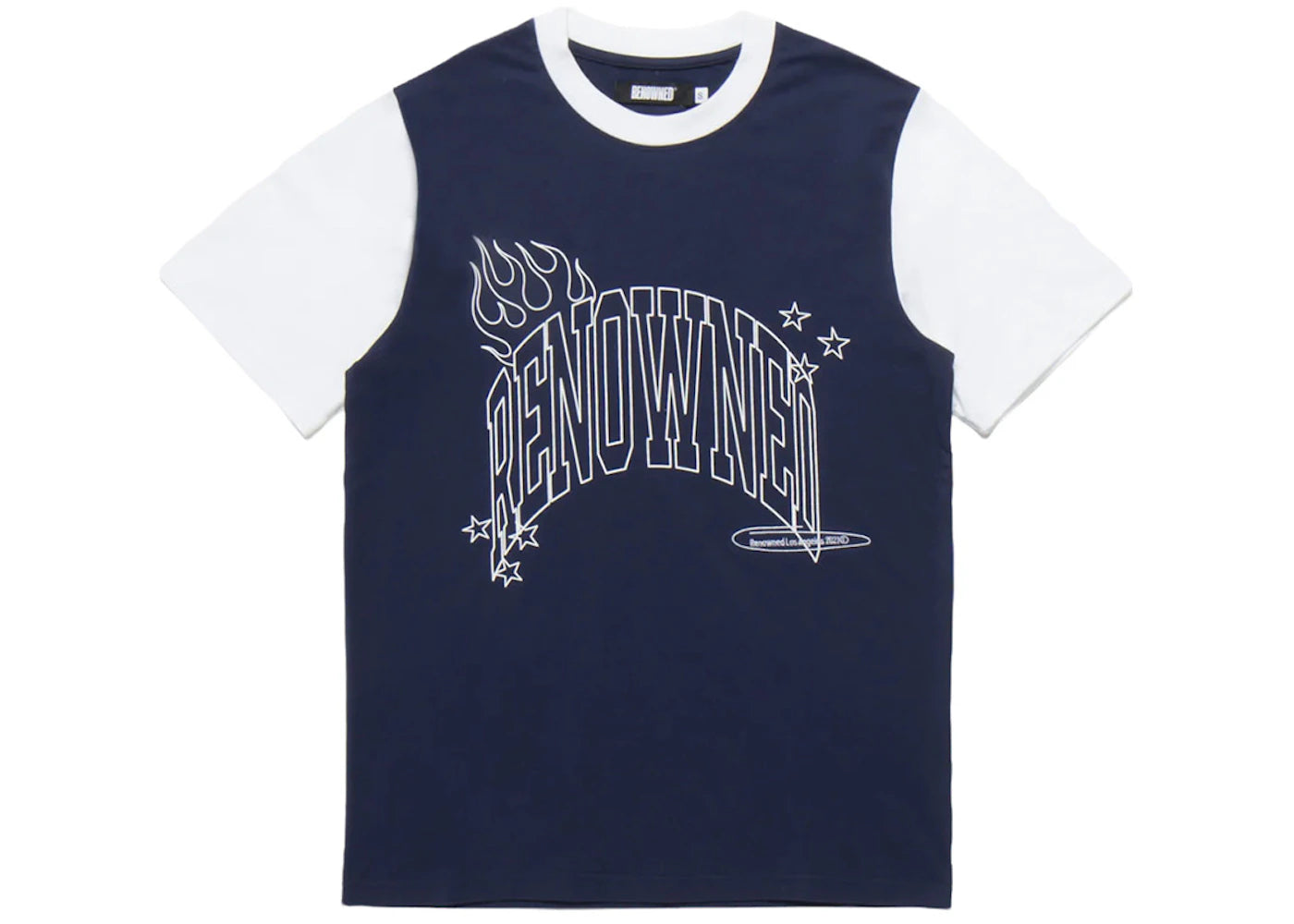 Renowned 2 Tone Craft T-Shirt Navy