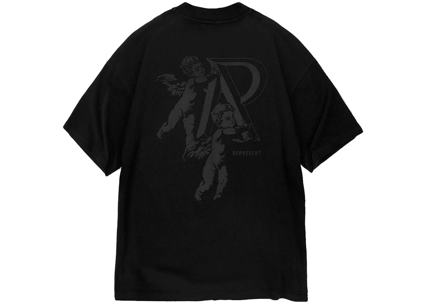 Represent Cherub Initial T-Shirt Shirt Black