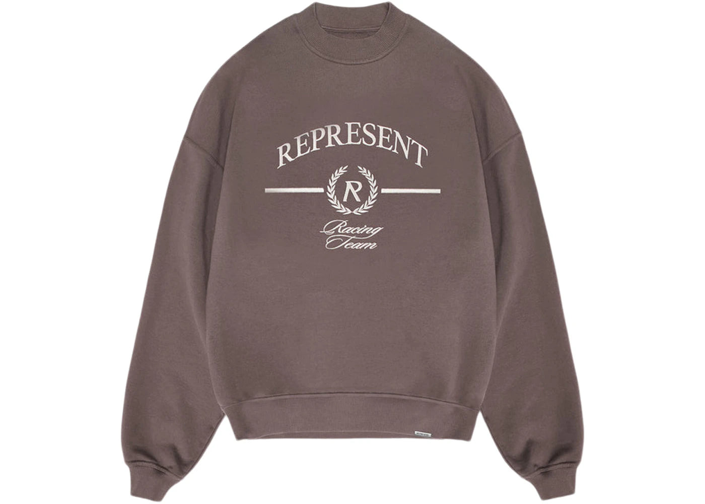 Represent Crest Sweater Fog/White