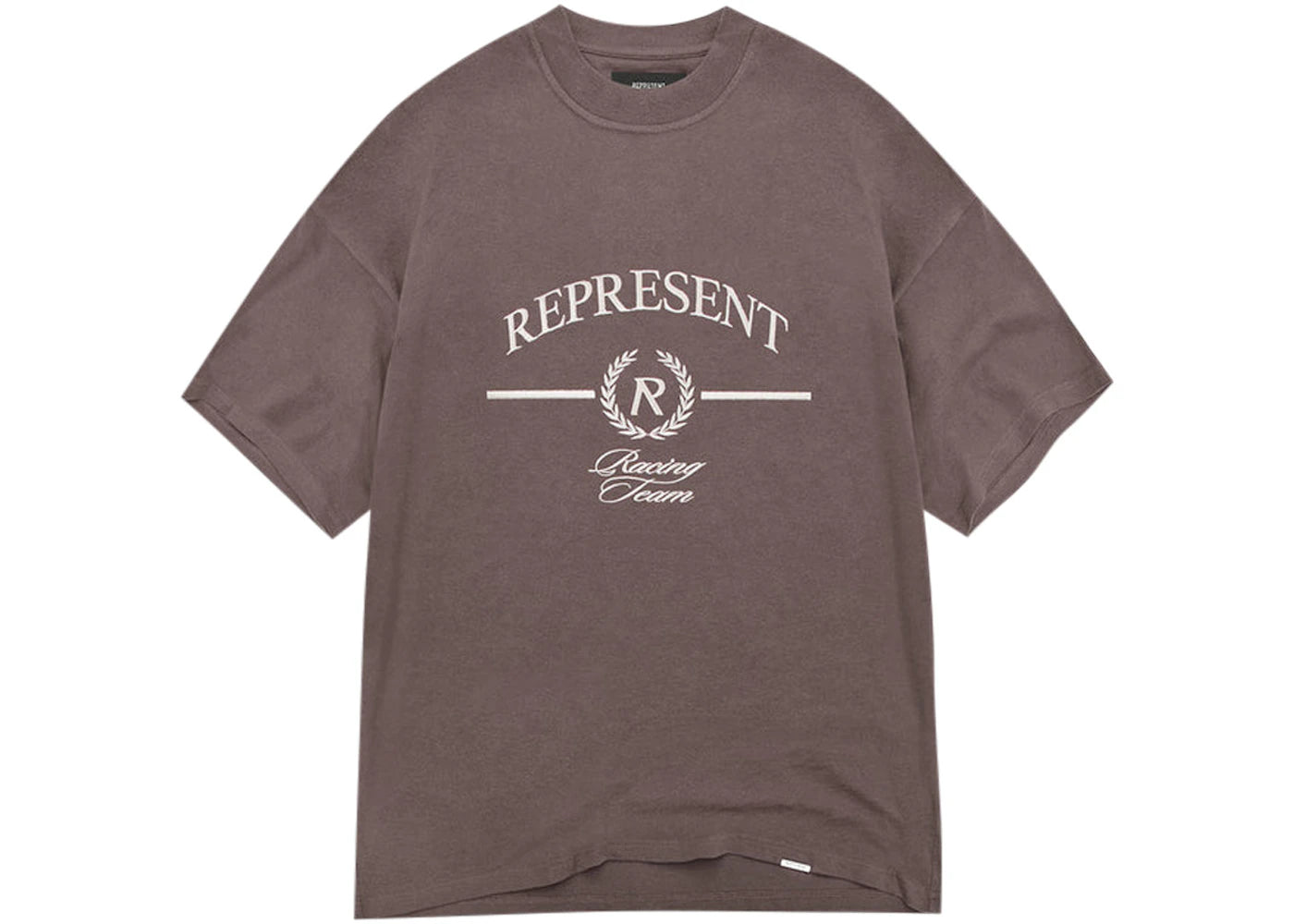 Represent Crest T-Shirt Fog/White