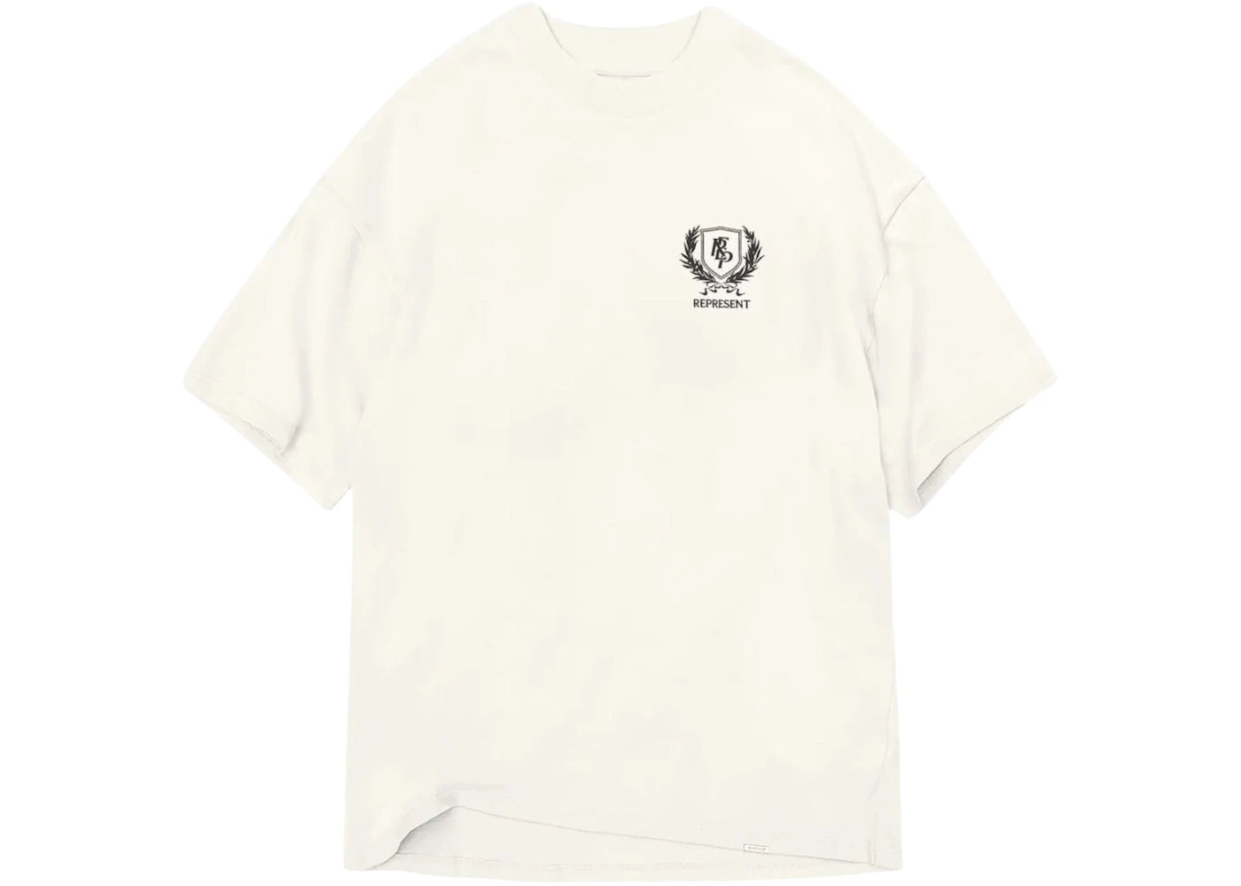 Represent Crest T-shirt Flat White