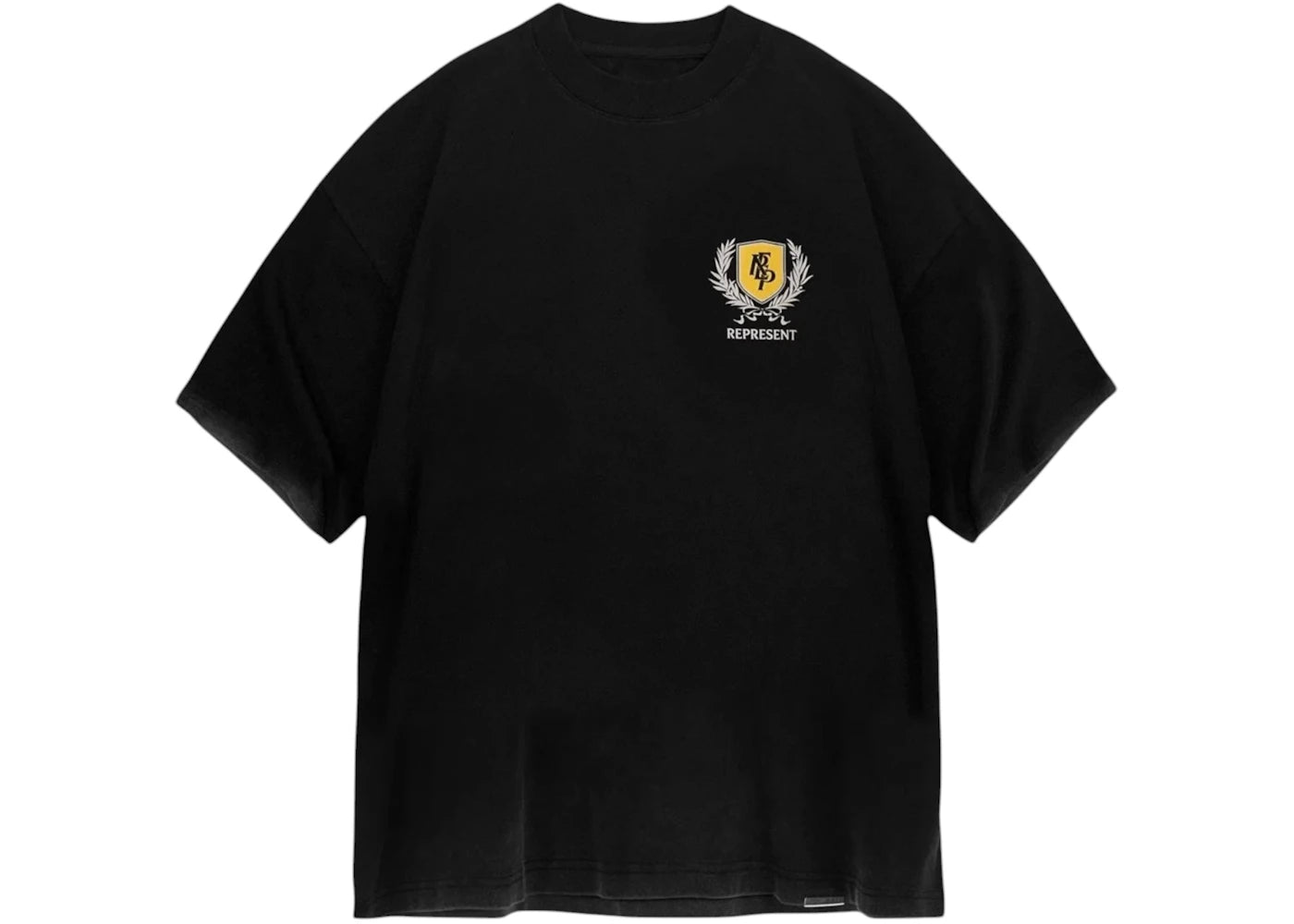 Represent Crest T-shirt Vintage Black