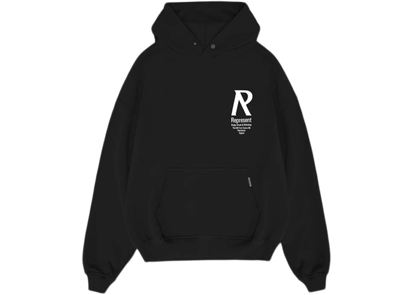 Represent Initial Hoodie Black