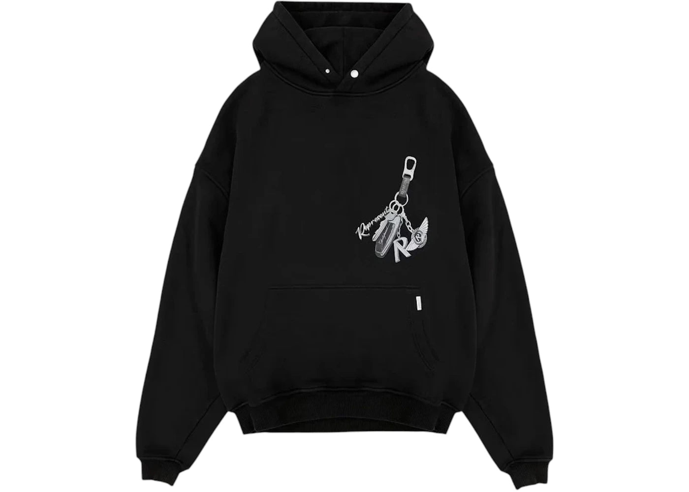 Represent Keys To The Club Hood Black