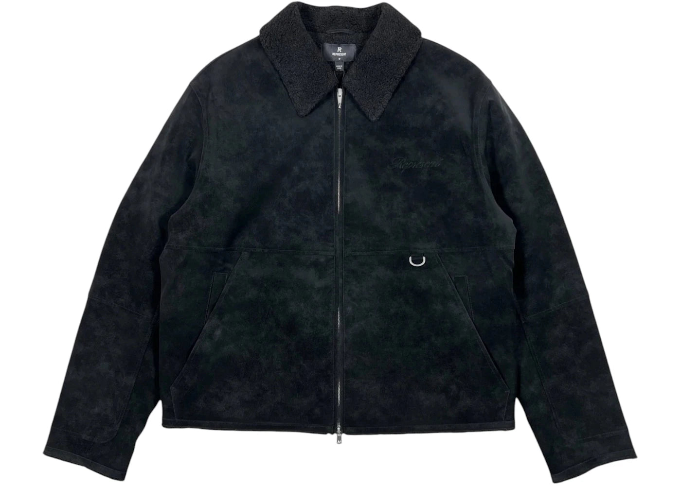 Represent MLM100132-01 Shearling Jacket Jet Black