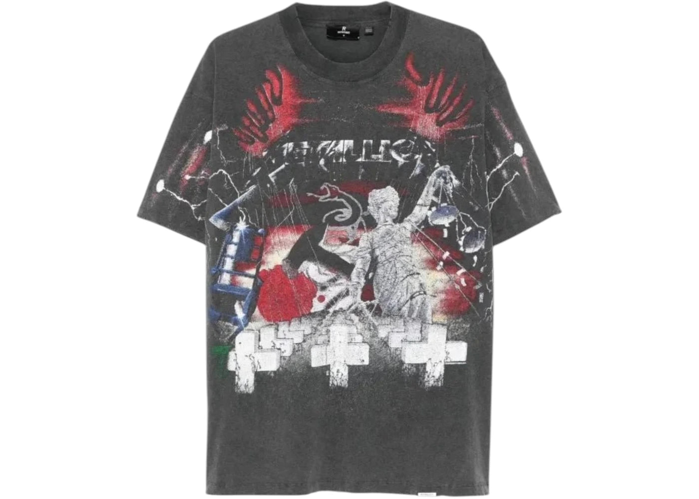 Represent Master Of Puppets Tee Grey
